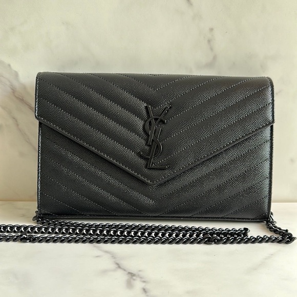 Yves Saint Laurent Handbags - YSL Cassandre chain wallet, New